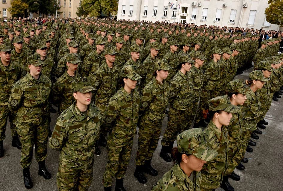 Prisegnuo 43. naraštaj ročnika na dragovoljnom osposobljavanju u požeškoj vojarni 123. brigade
