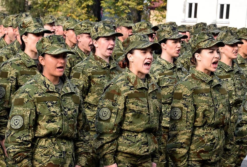 Prisegnuo 43. naraštaj ročnika na dragovoljnom osposobljavanju u požeškoj vojarni 123. brigade