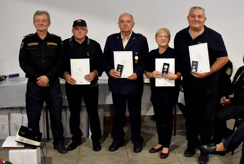 Vetovčani Andrija Horvat, Stjepan Lisec i Milenko Petrić dobili zlatne medalje uz stoljeće vatrogastva