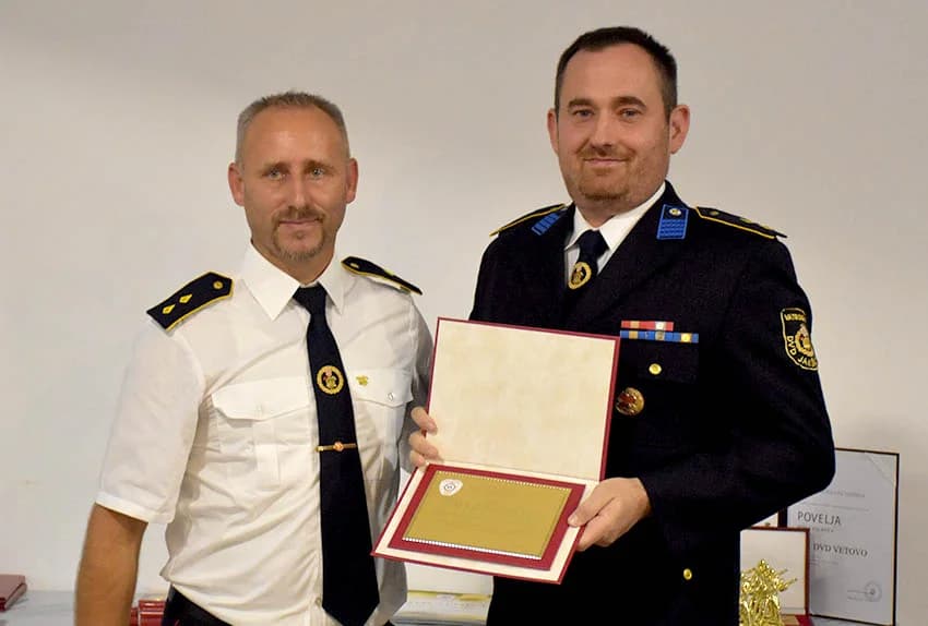 Vetovčani Andrija Horvat, Stjepan Lisec i Milenko Petrić dobili zlatne medalje uz stoljeće vatrogastva