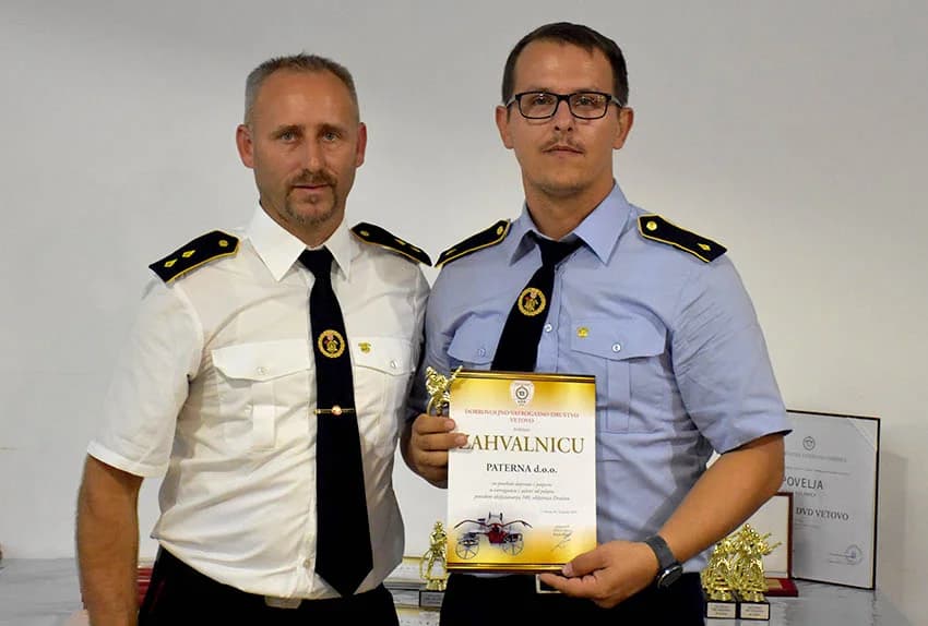Vetovčani Andrija Horvat, Stjepan Lisec i Milenko Petrić dobili zlatne medalje uz stoljeće vatrogastva