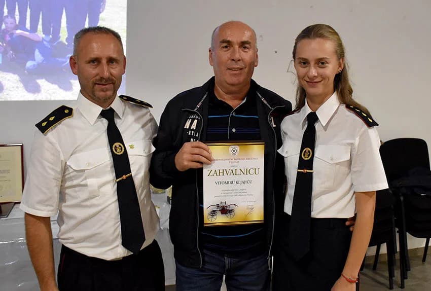 Vetovčani Andrija Horvat, Stjepan Lisec i Milenko Petrić dobili zlatne medalje uz stoljeće vatrogastva