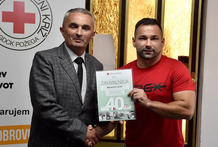 POŽEŽANI SVEČANO OBILJEŽILI DAN DARIVATELJA KRVI: Daruju sebe za druge - Zdenku Šojatu priznanje za 157 davanja