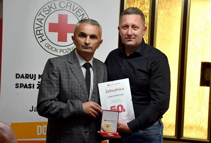 POŽEŽANI SVEČANO OBILJEŽILI DAN DARIVATELJA KRVI: Daruju sebe za druge - Zdenku Šojatu priznanje za 157 davanja