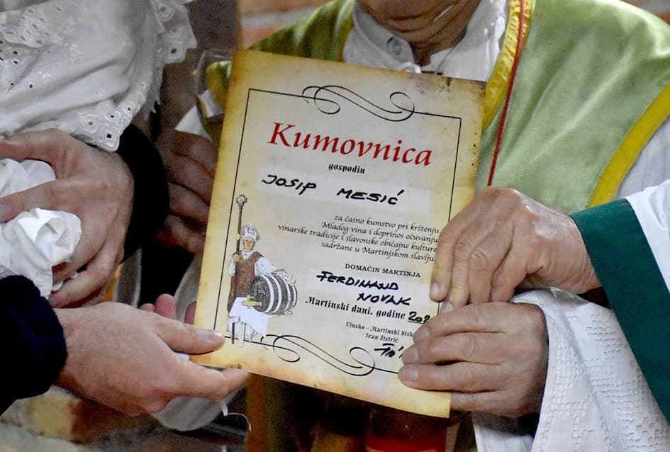 MARTINJE KOD FERDINANDA NOVAKA U KAPTOLU: Uz krštenje mošta slavio i rođendan