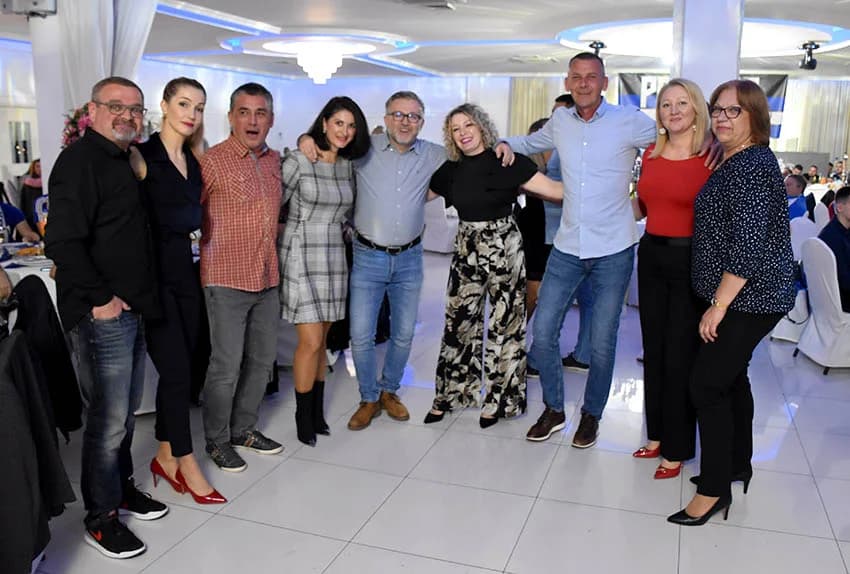 DINAMOVA PLAVA NOĆ U POŽEGI: Navijačka atmosfera u dvorani „Gloria“