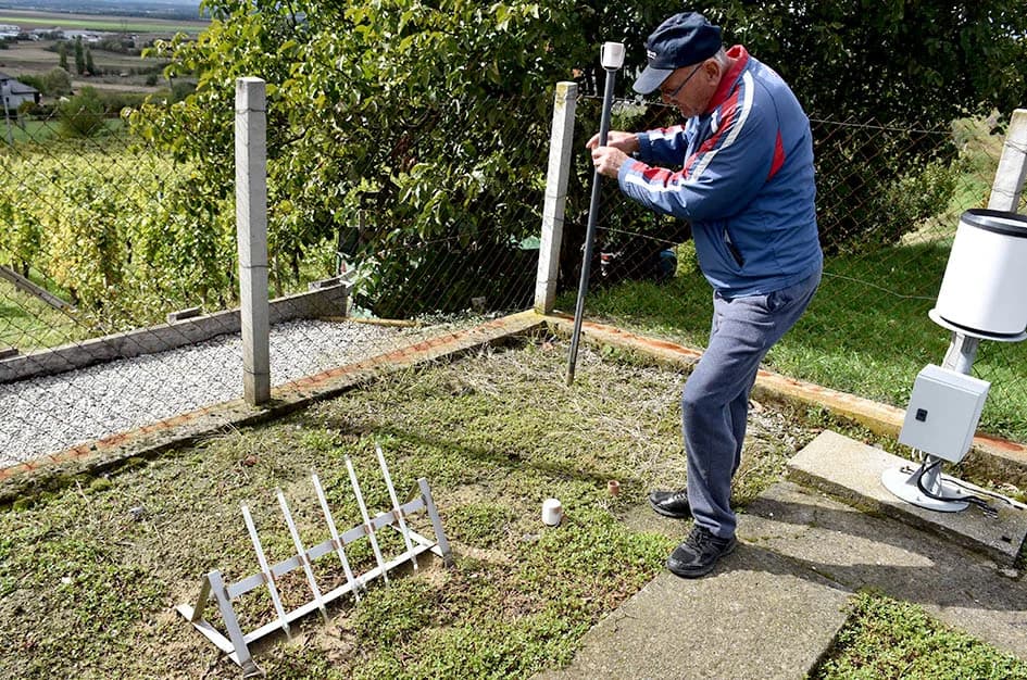 KLIMATOLOŠKA POSTAJA VIDIM U KUTJEVU: U svako vrijeme na usluzi vinogradarima
