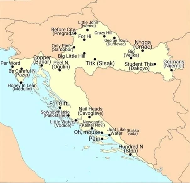 NAŠE, A STRANO: Mjesto Velika na facebooku dobilo englesko ime!