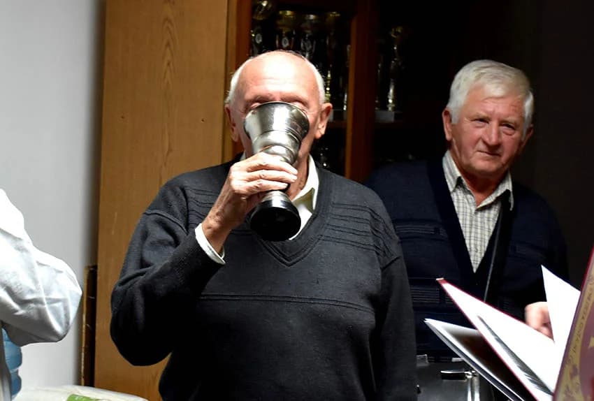 MARTINJE U UDRUZI SLIJEPIH POŽEŠKO-SLAVONSKE ŽUPANIJE I GRADA POŽEGE: Prijatelj Udruge Ivan Abibović vinski kum