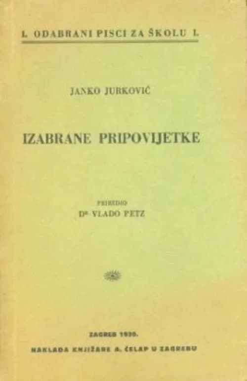 U POŽEGI ROĐEN NA DANAŠNJI DAN: Janko Jurković-istaknuti hrvatski književnik i novinar