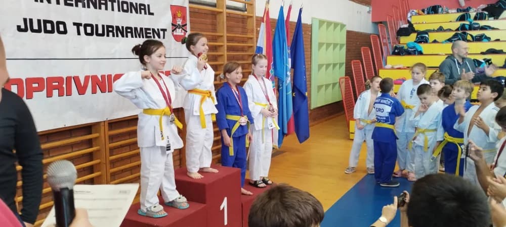 Koprivnica donijela zlatne medalje judašima Jošui Ćuže, Marti Komušanac i Elli Galić