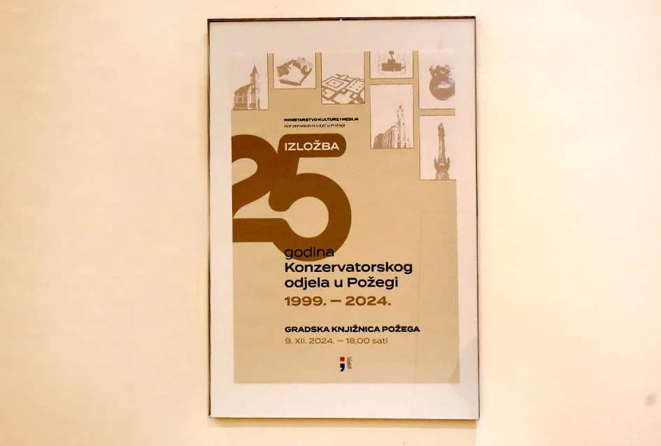 OBILJEŽENO 25 GODINA  KONZERVATORSKOG ODJELA U POŽEGI: Pokazali tek djelić svog rada