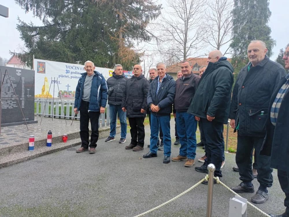Dvije udruge iz požeškog kraja zajedno odale počast voćinskim žrtvama