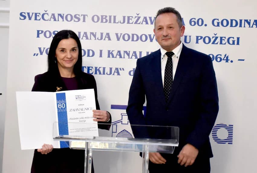 Uručene zahvalnice zaslužnima za razvoj vodovoda u Požegi