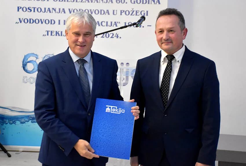 Uručene zahvalnice zaslužnima za razvoj vodovoda u Požegi