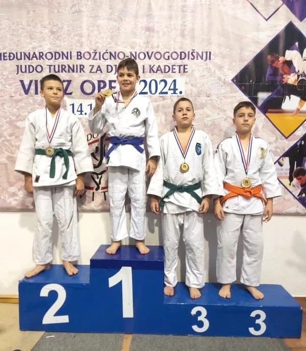 ČAGLINSKI JUDO KLUB „SLAVONAC“: Osvojili šest medalja na božićno-novogodišnjem turniru u Vitezu