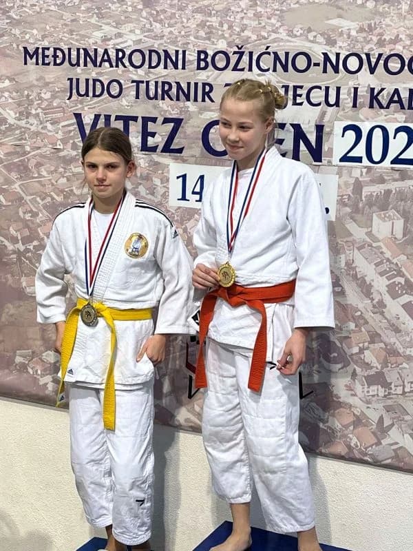 ČAGLINSKI JUDO KLUB „SLAVONAC“: Osvojili šest medalja na božićno-novogodišnjem turniru u Vitezu