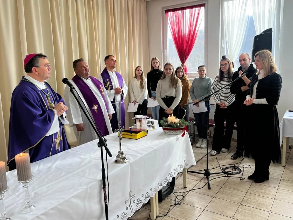 Biskup posjetio Dom za odrasle osobe u Ljeskovici