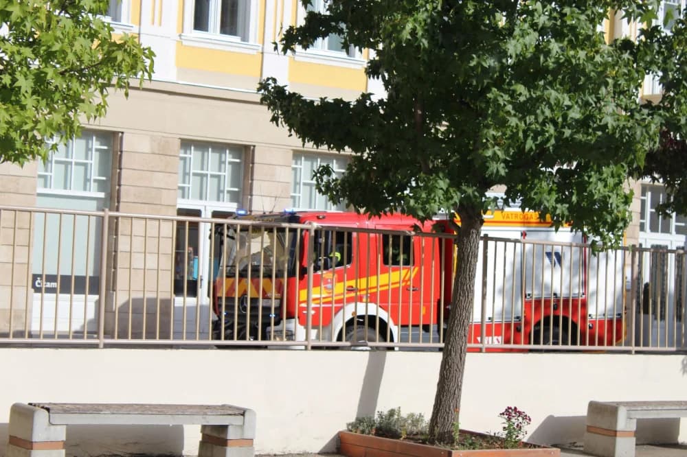 Održana vježba evakuacije i spašavanja u slučaju požara u Kanižlićevoj školi /FOTO/