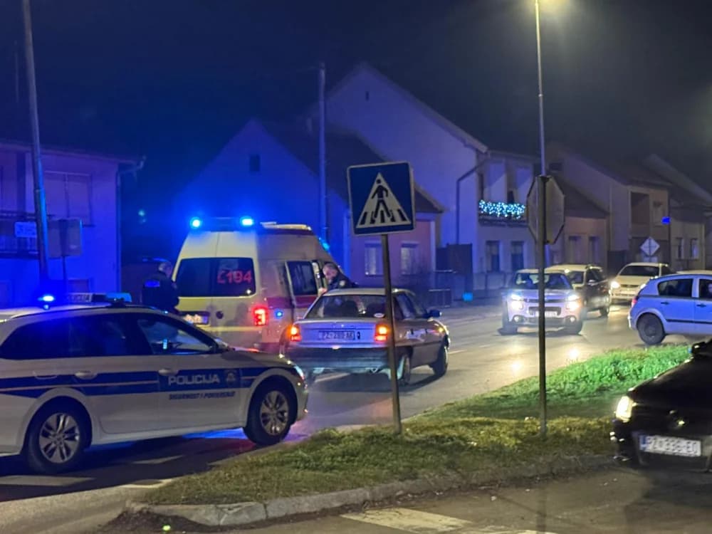 Nalet osobnog vozila na dijete na raskrižju Cerničke i Frankopanske ulice u Požegi