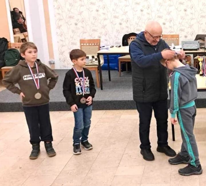 Član Šahovskog kluba Požega Mate Kovačević iz Vidovaca prvak u uzrastu do devet godina