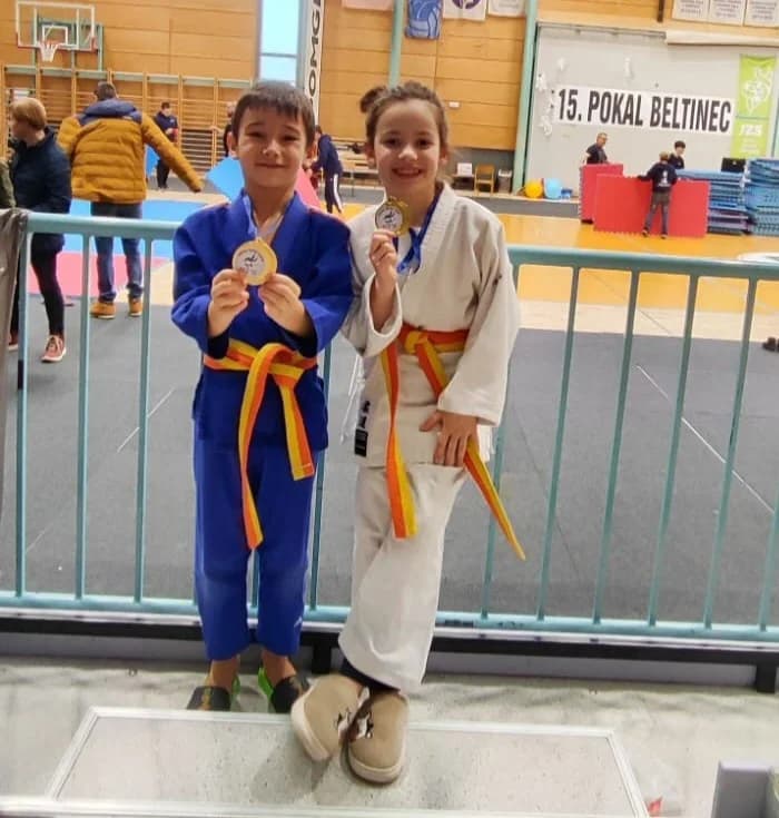 Požeški judaši Jošua Ćuže i Marta Komušanac osvojili u Sloveniji zlatne medalje