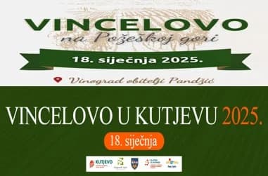 Ne propustite danas proslave Vincelova u Požegi i Kutjevu: Uz bogatu gastro ponudu i zvuke tamburice u Kutjevu i delicije dalmatinske kuhinje