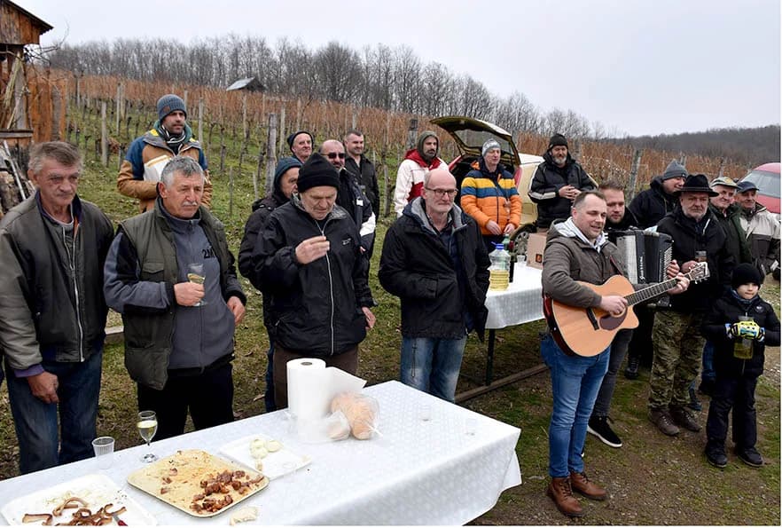 VINCELOVO NA VINKOMIRU SLAVIO DRAGO MAJSTOROVIĆ:  Zaželjeli obilan urod i kvalitetu graožđa