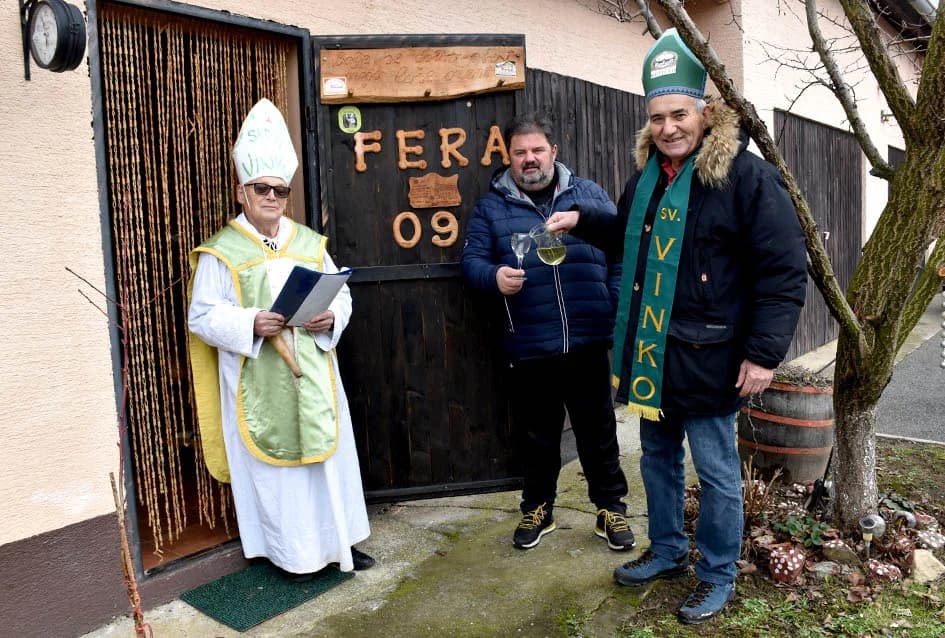 (F O T O) VINCELOVO U KAPTOLAČKIM VINOGRADIMA: Otvorene vatre, okićeni čokoti…