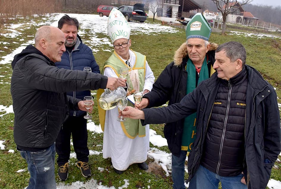 (F O T O) VINCELOVO U KAPTOLAČKIM VINOGRADIMA: Otvorene vatre, okićeni čokoti…