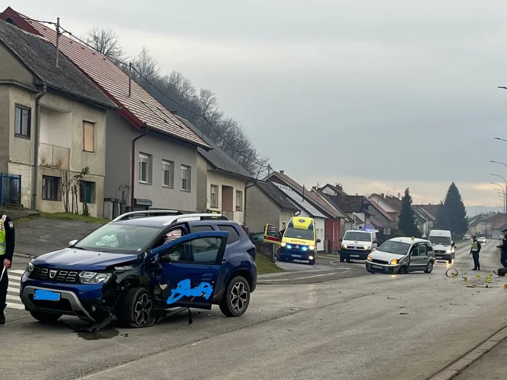 Prometna nesreće u Dobrovačkoj ulici: Na mjestu događaja i hitna pomoć!