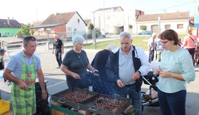Na Gradskoj tržnici u Pleternici održane manifestacije Jesenski sajam i 16. Kestenijada /FOTO/
