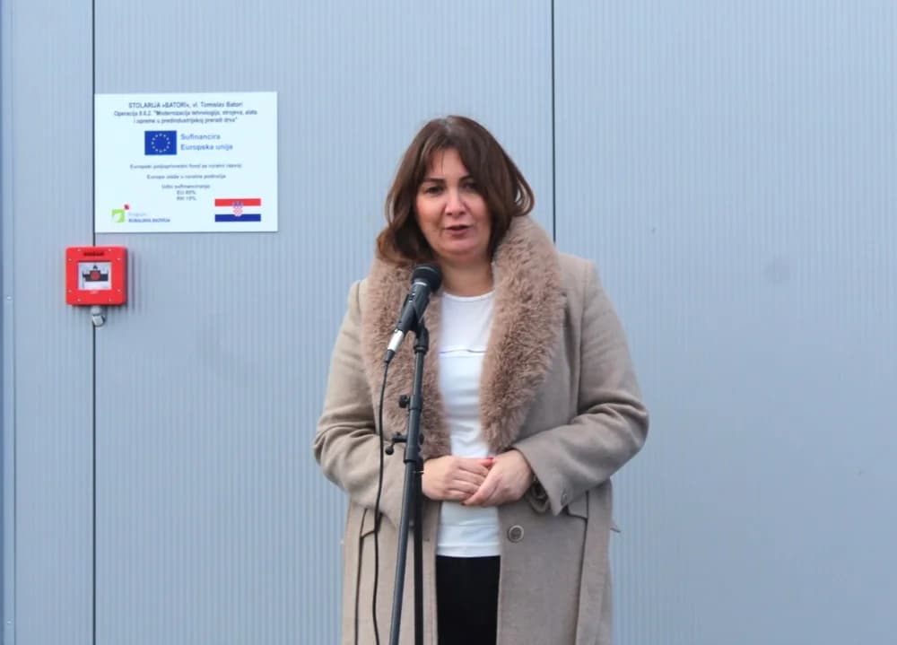 PLETERNIČKA INDUSTRIJSKA ZONA: Otvorena proizvodno-gospodarska zgrada Obrta „Stolarija Batori“ iz Požege