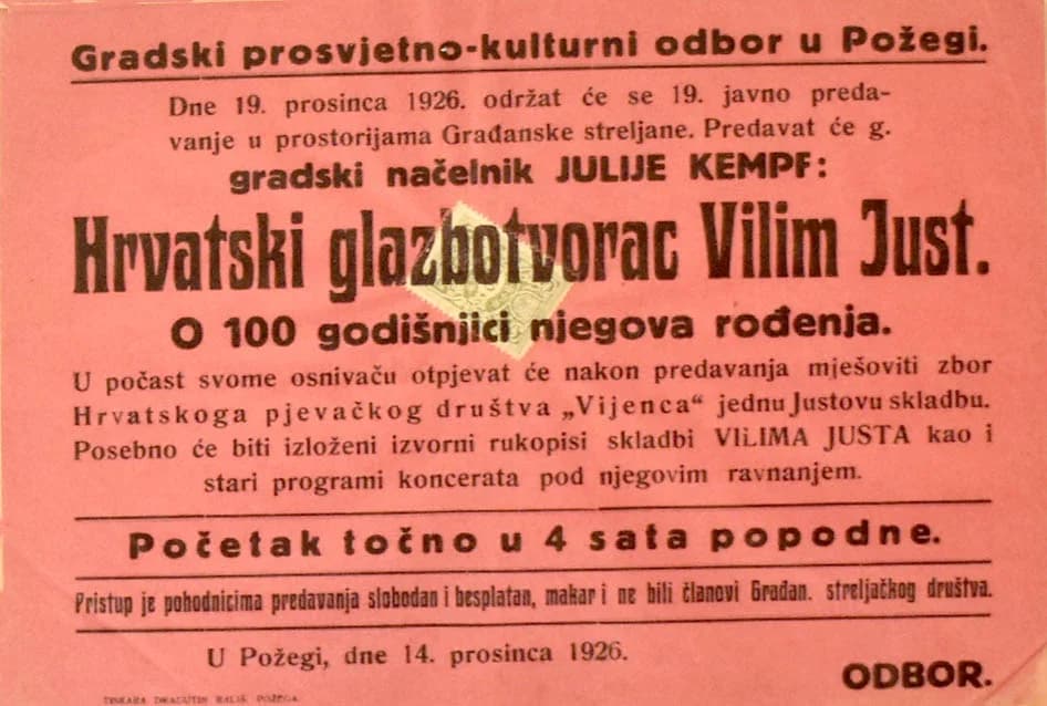 Otvorena izložba o glazbenom životu Požege