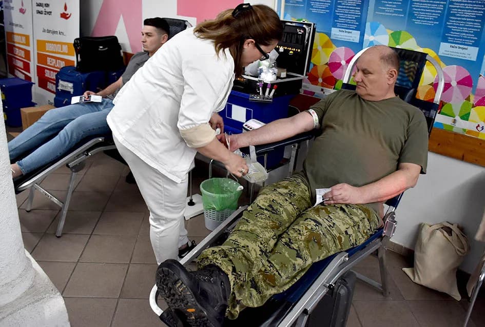 Ponovo izuzetan odaziv na dobrovoljnom darivanju krvi