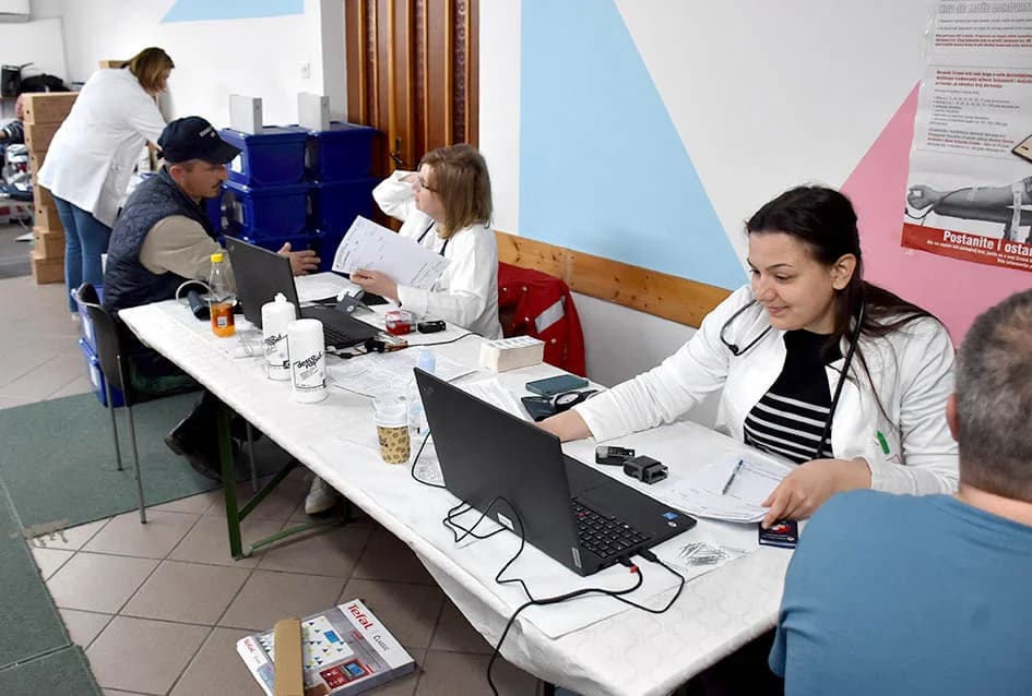 Ponovo izuzetan odaziv na dobrovoljnom darivanju krvi