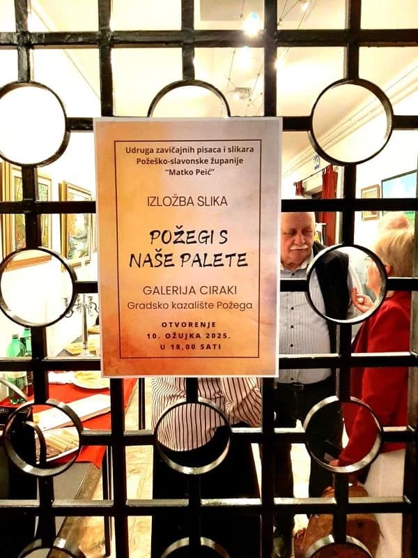 Otvorena izložba likovnih radova pod nazivom ʼPožegi s naše palete“