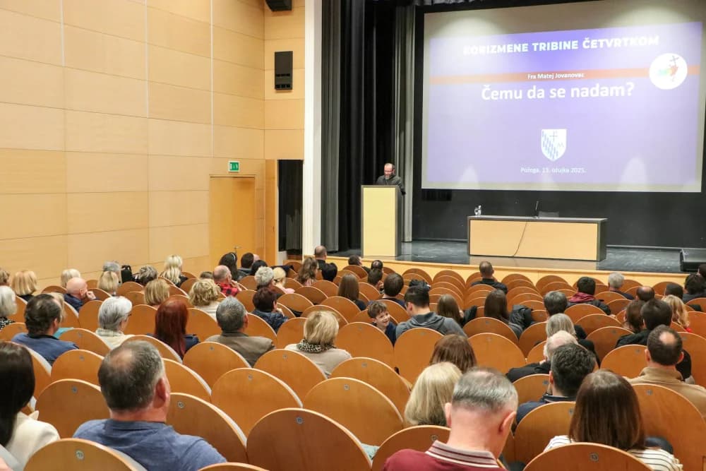 „Čemu da se nadam?“ - održana prva korizmena tribina u Požegi