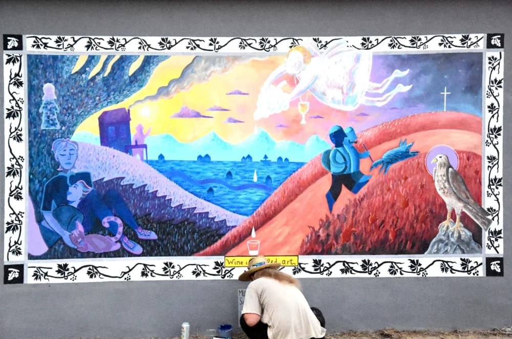 Mural na Sokolovcu iznad Požege koji plijeni ljepotom