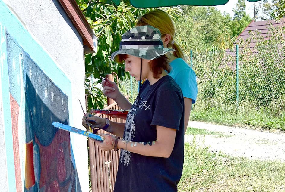 Mural na Sokolovcu iznad Požege koji plijeni ljepotom