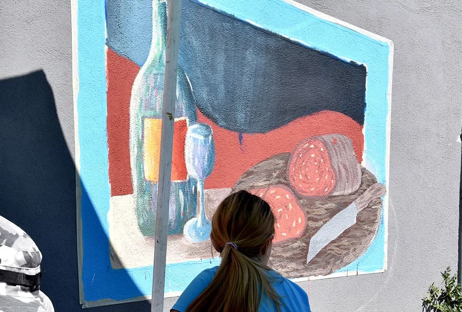 Mural na Sokolovcu iznad Požege koji plijeni ljepotom