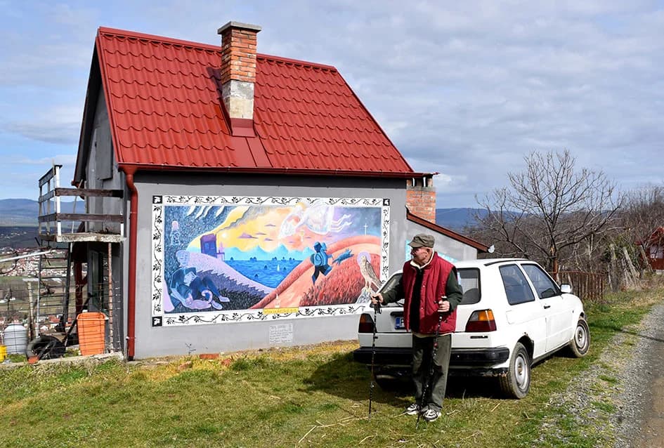 Mural na Sokolovcu iznad Požege koji plijeni ljepotom