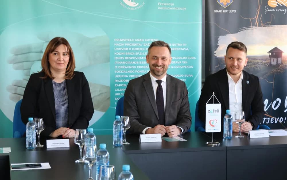 Smilovala se županica Antonija Jozić i dovela ministra Marina Piletića u radni posjet gradu Kutjevu