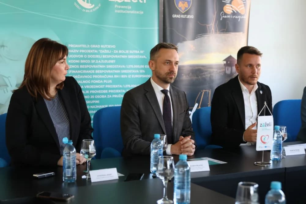 Smilovala se županica Antonija Jozić i dovela ministra Marina Piletića u radni posjet gradu Kutjevu