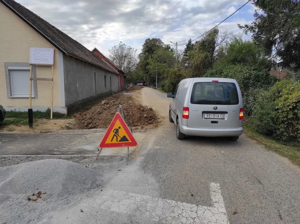 Nastavak radova na izgradnji kanalizacijske mreže u Alilovcima