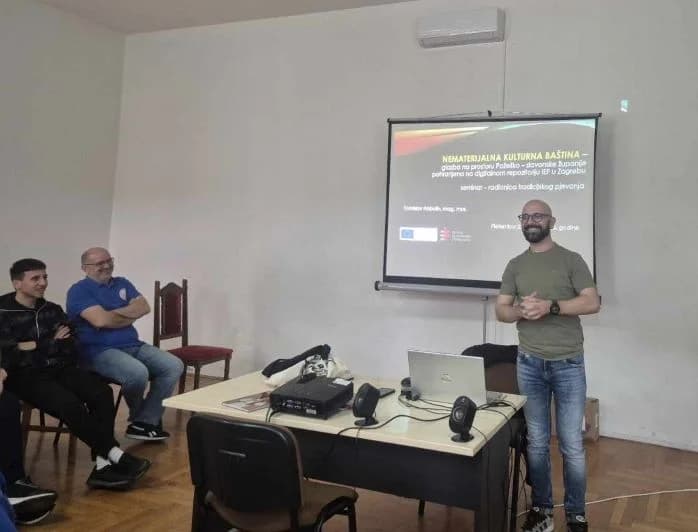 Seminar tradicijskog pjevanja održan u prostorijama KUD-a ʼOrljavaʼ Pleternica