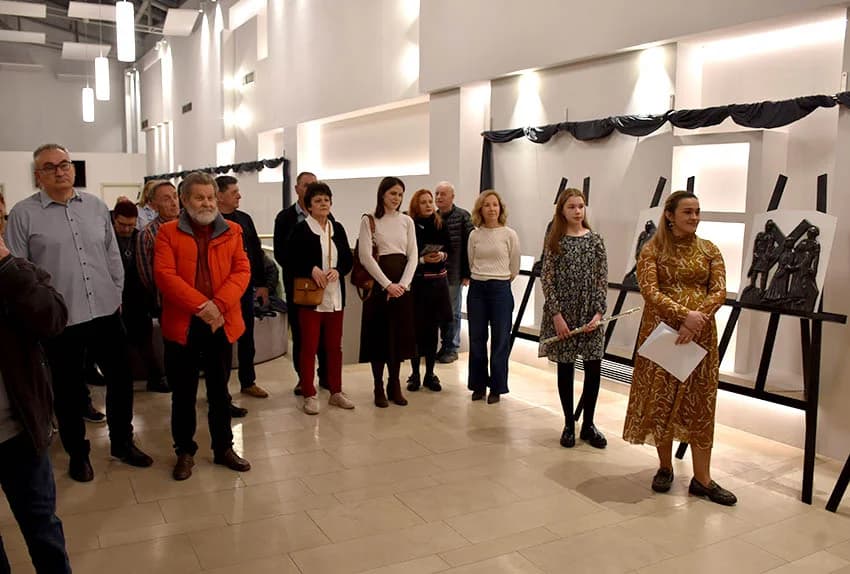 Izložba „ Križni put“ Josipa Tomana otvorena u požeškoj knjižnici