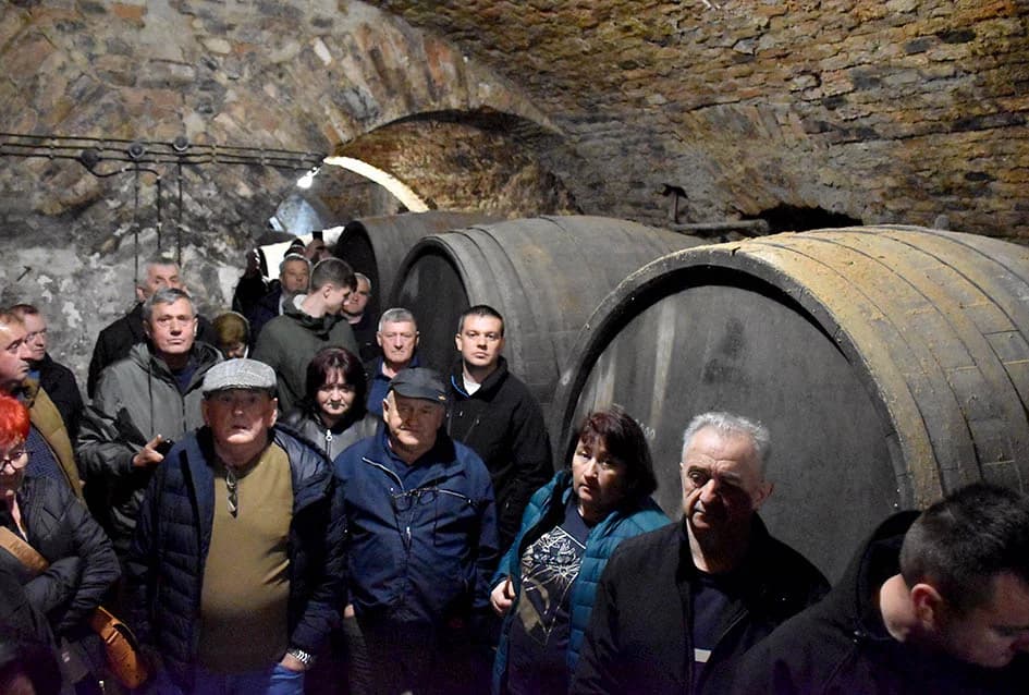 Vetovčki vinari u posjetu hrvatskom Podunavlju