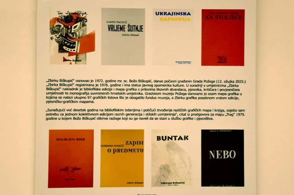 Otvorena izložba donacije “Zbirke Biškupić” u Gradskom muzeju Požega