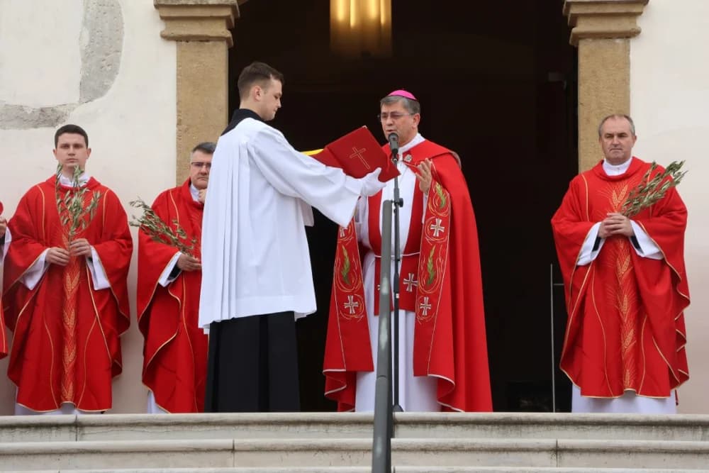 Procesija ulicama grada Požege o blagdanu Cvjetnice – Nedjelje Muke Gospodnje (FOTOGALERIJA)